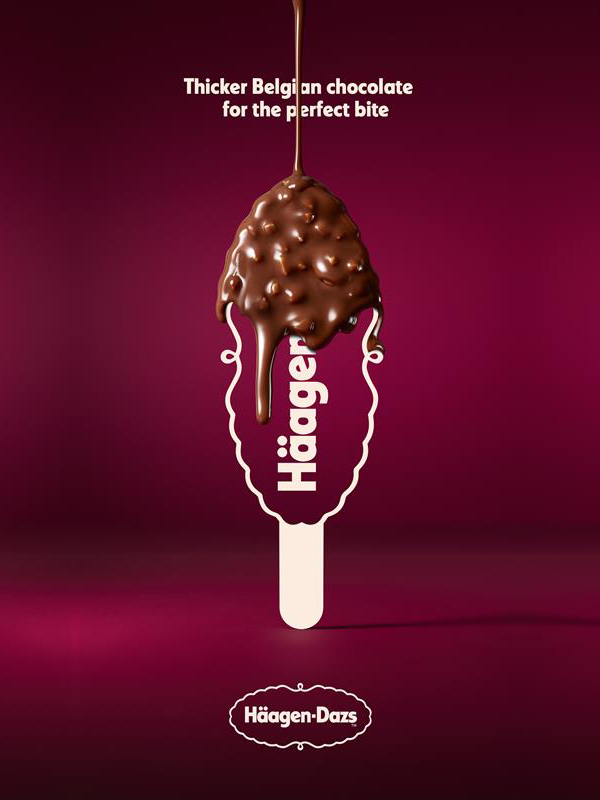 Haagen-Dazs Drip Ice cream